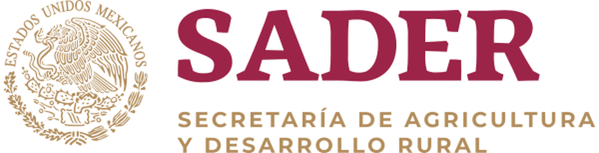 Logo SADER — Secretaría de Agricultura y Desarrollo Rural, México
